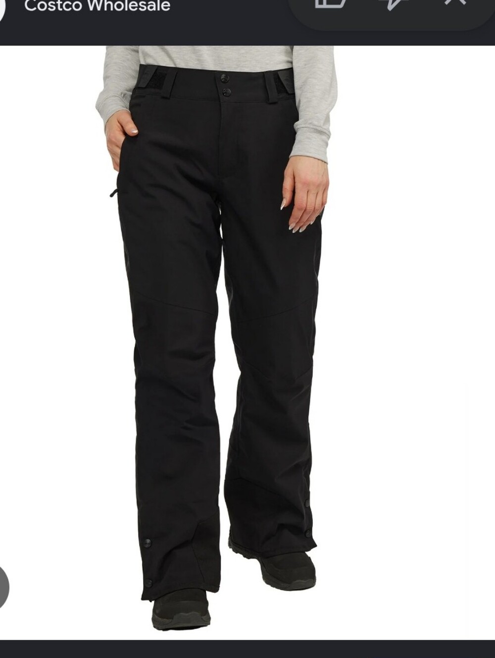 Sunice Black Women’s Snow/Ski Pants